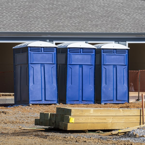 what is the expected delivery and pickup timeframe for the porta potties in Waveland Mississippi